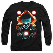 Load image into Gallery viewer, It 2017 Dead Lights Mens Long Sleeve Shirt Black Officially Licensed
