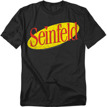 Load image into Gallery viewer, Seinfeld Seinfeld Logo Mens T Shirt Black