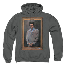 Load image into Gallery viewer, Seinfeld Kramer Portrait Mens Hoodie Charcoal