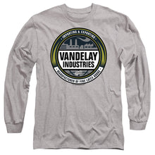 Load image into Gallery viewer, Seinfeld Vendelay Logo Mens Long Sleeve Shirt Athletic Heather Officially Licensed