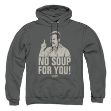 Load image into Gallery viewer, Seinfeld No Soup Mens Hoodie Charcoal