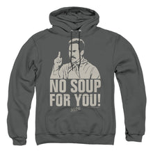 Load image into Gallery viewer, Seinfeld No Soup Mens Hoodie Charcoal