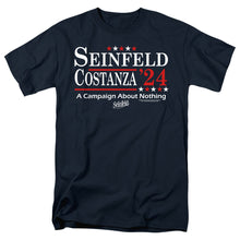 Load image into Gallery viewer, Seinfeld Election Tee Mens T Shirt Navy