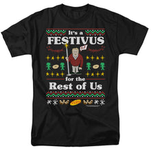 Load image into Gallery viewer, Seinfeld Festive Festivus Mens T Shirt Black