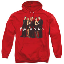 Load image into Gallery viewer, Friends Cast In Black Mens Hoodie Red