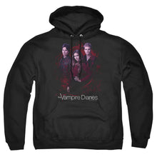 Load image into Gallery viewer, Vampire Diaries Company Of Three Mens Hoodie Black