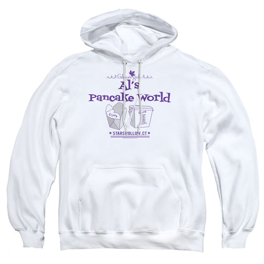 Gilmore Girls Als Pancake World Mens Hoodie White