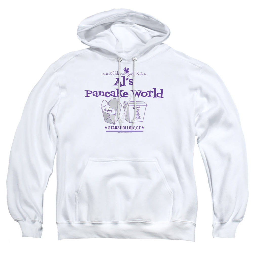 Gilmore Girls Als Pancake World Mens Hoodie White