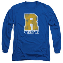 Load image into Gallery viewer, Riverdale Riverdale Varsity Mens Long Sleeve Shirt Royal Blue