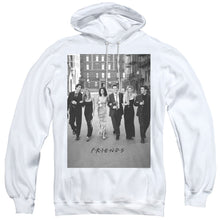 Load image into Gallery viewer, Friends Walk The Streets Mens Hoodie White