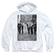 Load image into Gallery viewer, Friends Walk The Streets Mens Hoodie White
