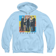 Load image into Gallery viewer, Friends Color Block Of Friends Mens Hoodie Light Blue