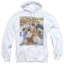 Load image into Gallery viewer, Friends Lifes A Beach Mens Hoodie White