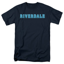 Load image into Gallery viewer, Riverdale Riverdale Logo Mens T Shirt Navy