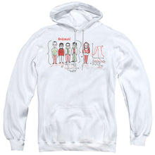 Load image into Gallery viewer, Big Bang Theory Bazinga Equation Mens Hoodie White