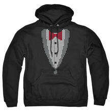 Load image into Gallery viewer, Big Bang Theory Pixelated Tux Mens Hoodie Black