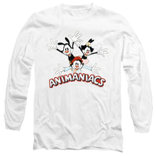 Load image into Gallery viewer, Animaniacs Animaniacs Trio Mens Long Sleeve Shirt White
