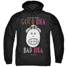 Load image into Gallery viewer, Animaniacs Good Idea Bad Idea Mens Hoodie Black