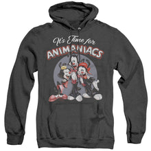 Load image into Gallery viewer, Animaniacs Its Time For Heather Mens Hoodie Black
