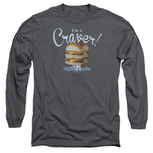 Load image into Gallery viewer, White Castle Craver Mens Long Sleeve Shirt Charcoal