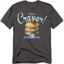Load image into Gallery viewer, White Castle Craver Mens T Shirt Charcoal