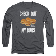Load image into Gallery viewer, White Castle My Buns Mens Long Sleeve Shirt Charcoal