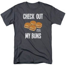 Load image into Gallery viewer, White Castle My Buns Mens T Shirt Charcoal