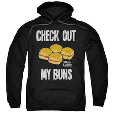 Load image into Gallery viewer, White Castle My Buns Mens Hoodie Black