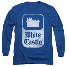 Load image into Gallery viewer, White Castle Classic Logo Mens Long Sleeve Shirt Royal Blue