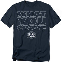 Load image into Gallery viewer, White Castle Craving Mens T Shirt Navy