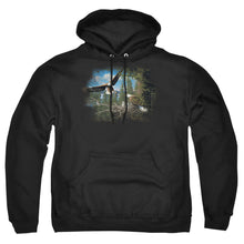 Load image into Gallery viewer, Wildlife Spring Bald Eagles Mens Hoodie Black