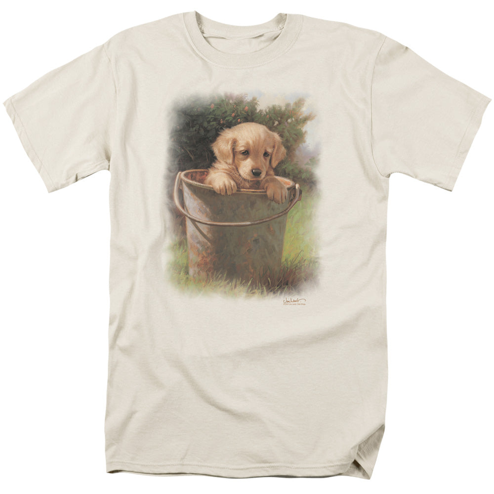 Wildlife Bucket Baby Mens T Shirt Cream