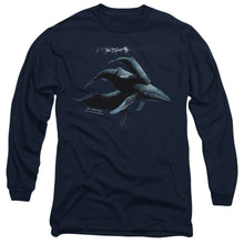 Load image into Gallery viewer, Wildlife Power&Grace Mens Long Sleeve Shirt Navy
