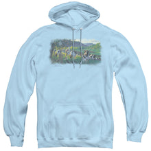 Load image into Gallery viewer, Wildlife Gods Country Mens Hoodie Light Blue