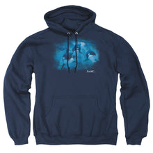 Load image into Gallery viewer, Wildlife Pod Of Orcas Mens Hoodie Navy