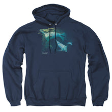 Load image into Gallery viewer, Wildlife Kelp Patrol Mens Hoodie Navy