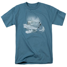 Load image into Gallery viewer, Wildlife Glaciers Egdge Mens T Shirt Slate