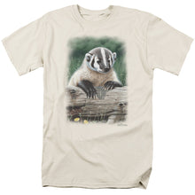 Load image into Gallery viewer, Wildlife Out Of The Meadow Mens T Shirt Cream