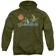 Load image into Gallery viewer, Wild Wings Three Ducks Mens Hoodie Military Green