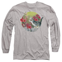 Load image into Gallery viewer, Wild Wings Kitten Flowers Mens Long Sleeve Shirt Athletic Heather