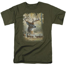 Load image into Gallery viewer, Wild Wings Bucks Mens T Shirt Military Green