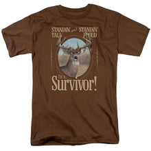Load image into Gallery viewer, Wild Wings Survivor Mens T Shirt Coffee