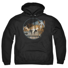 Load image into Gallery viewer, Wild Wings Everyone Loves Kitty Mens Hoodie Black