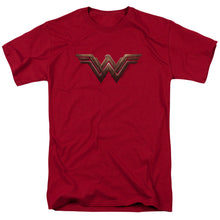 Load image into Gallery viewer, Wonder Woman Movie Wonder Woman Logo Mens T Shirt Cardinal