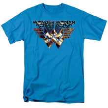 Load image into Gallery viewer, Wonder Woman 84 Eyes Mens T Shirt Turquoise
