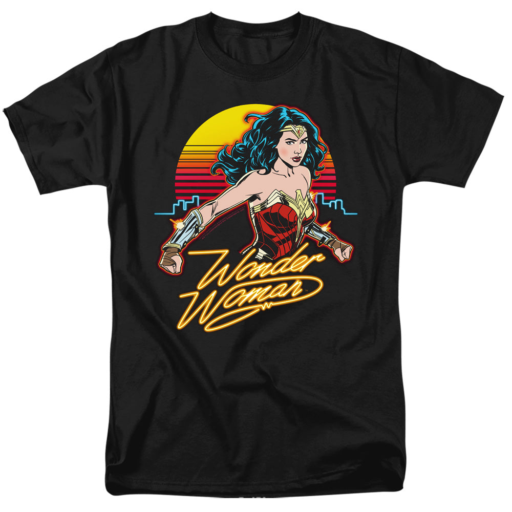 Wonder Woman 84 Skyline Mens T Shirt Black
