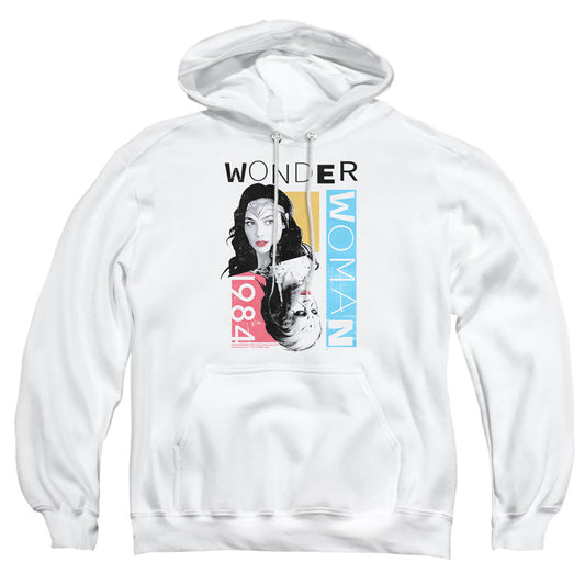 Wonder Woman 84 Color Blocks Mens Hoodie White