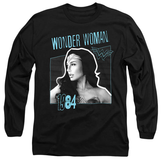 Wonder Woman 84 Space Poster Mens Long Sleeve Shirt Black Officially Licensed