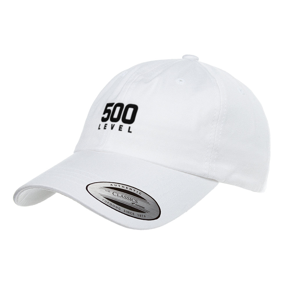 500 LEVEL Stacked Logo Black