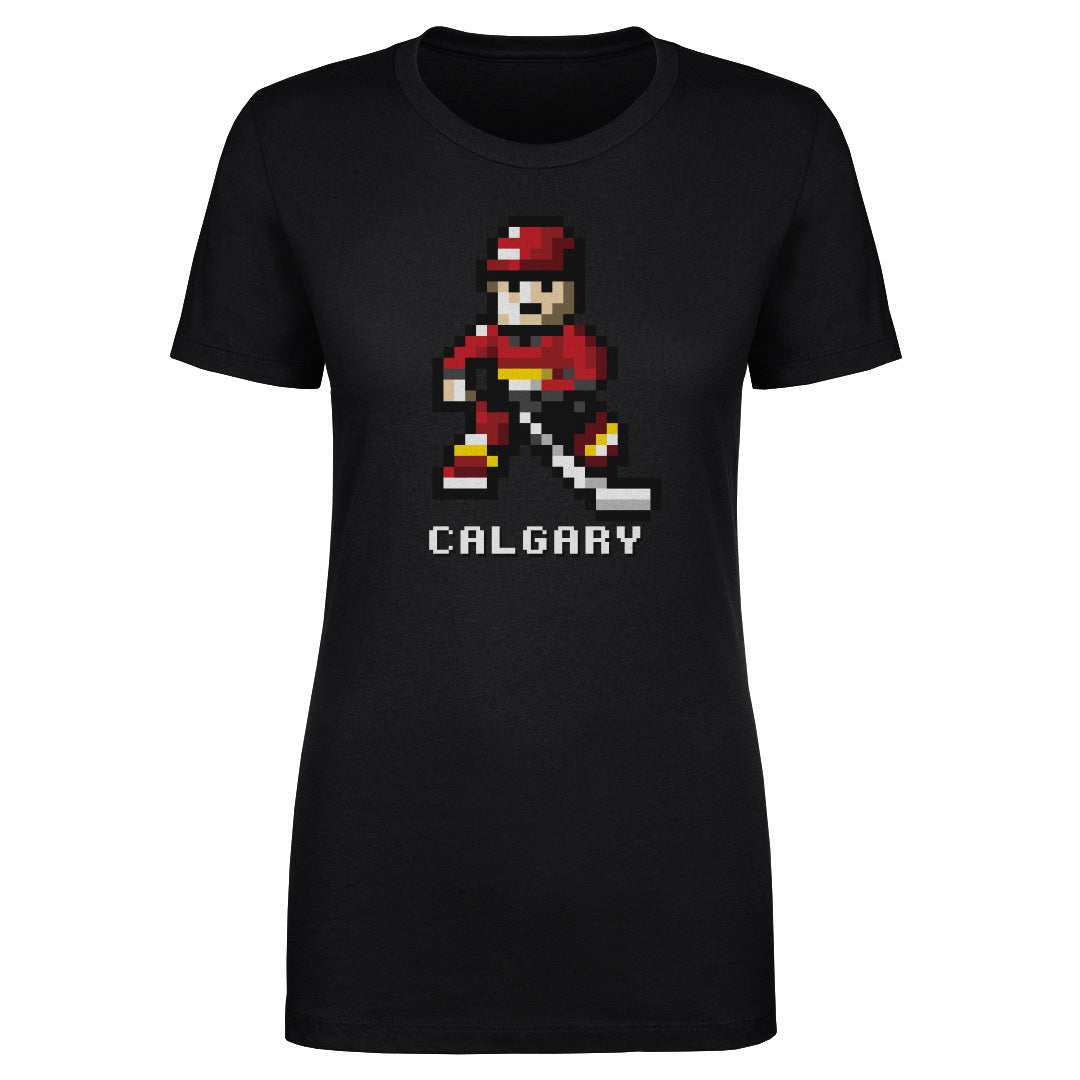 Calgary Hockey 8-bit WHT
